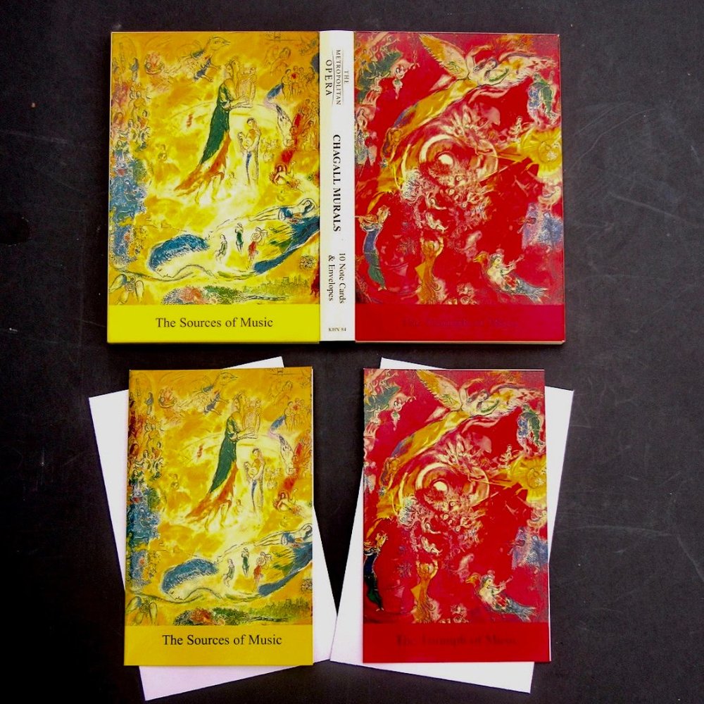 Marc Chagall Note Cards Set of 10 cards (NEW)